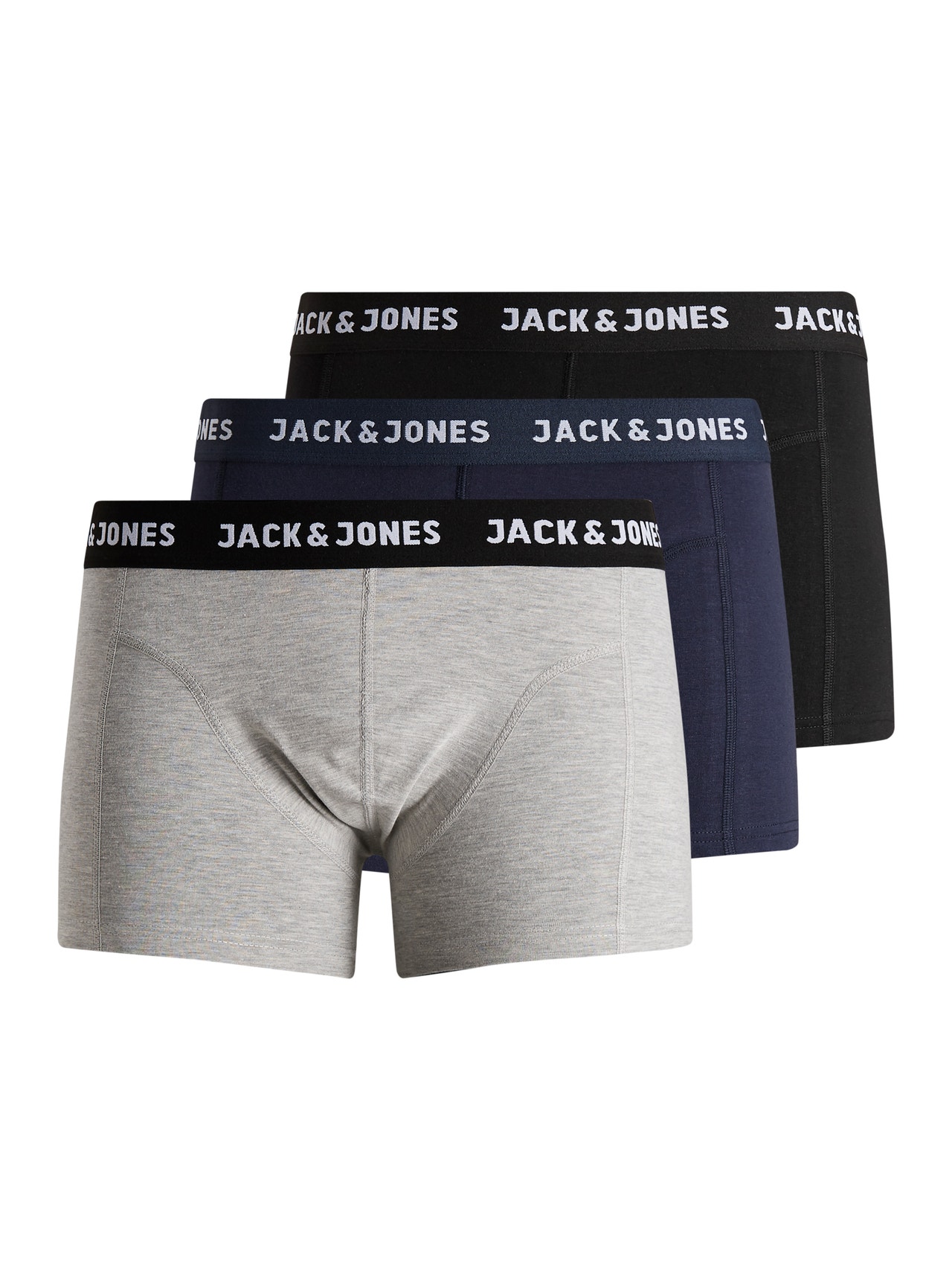 Jack & Jones 3-pak Trunks -Black - 12160750