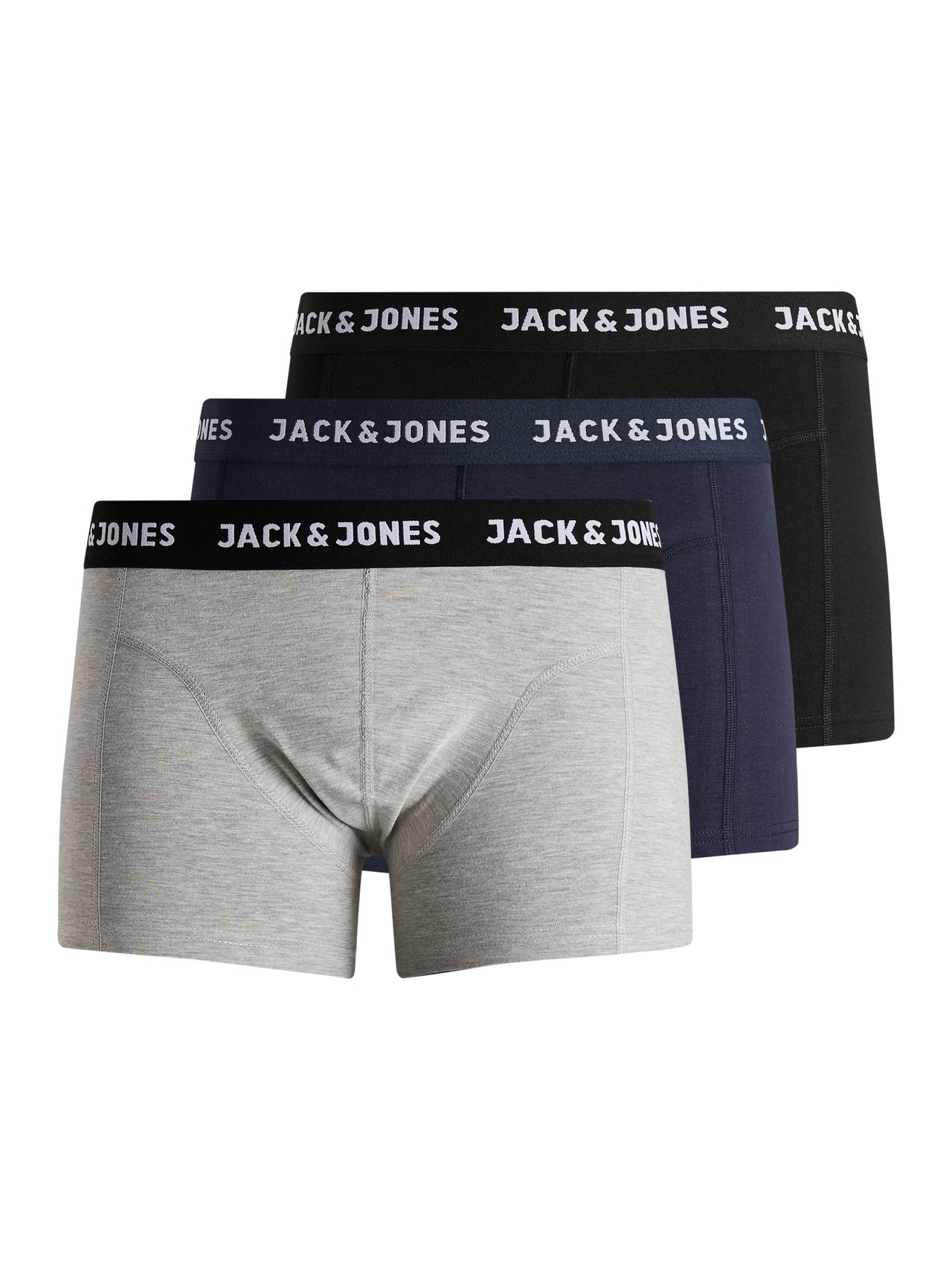 JACK & JONES Jacanthony Trunks 3 Pack Noos, Boxer Uomo - Foto 14