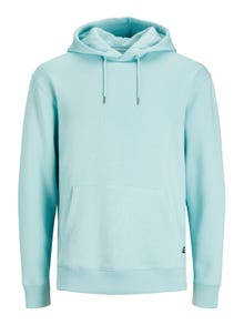 Jack & Jones Plain Hoodie -Winter Sky - 12161145