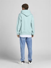 Jack & Jones Plain Hoodie -Winter Sky - 12161145