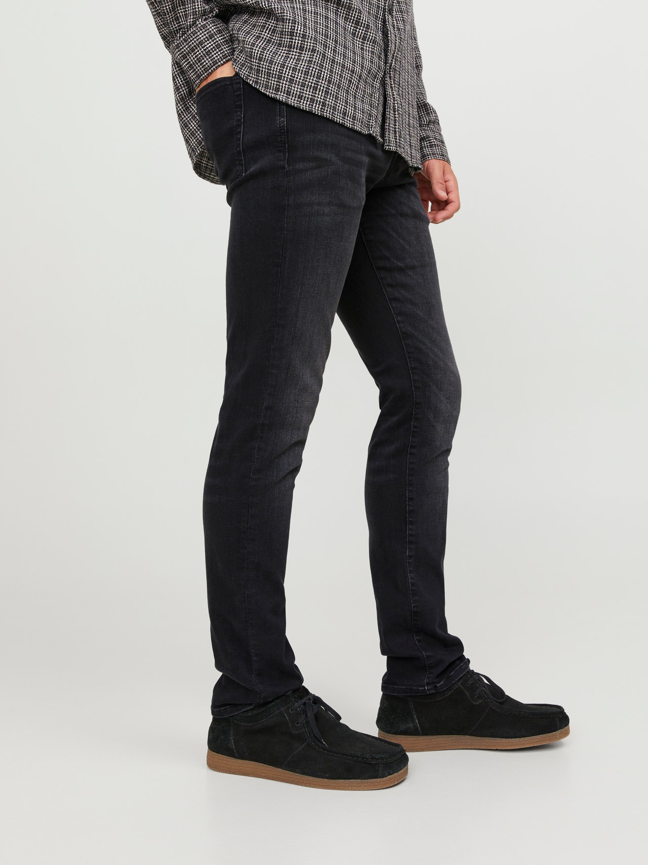 Jack & Jones JJIGLENN JJICON JJ 557 50SPS Jean slim -Black Denim - 12162430