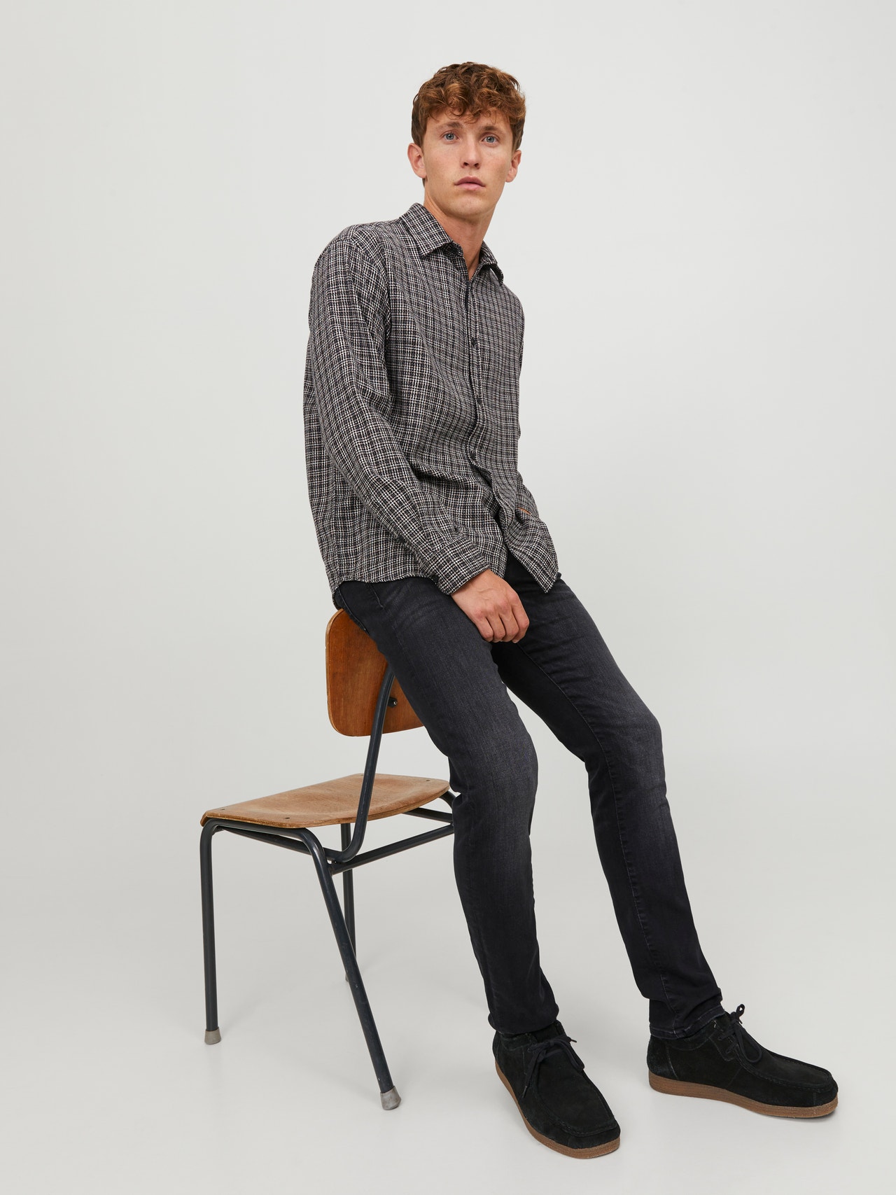 Jack & Jones JJIGLENN JJICON JJ 557 50SPS Jean slim -Black Denim - 12162430