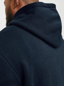 Jack & Jones Plus Size Hoodie Logo -Navy Blazer - 12163777