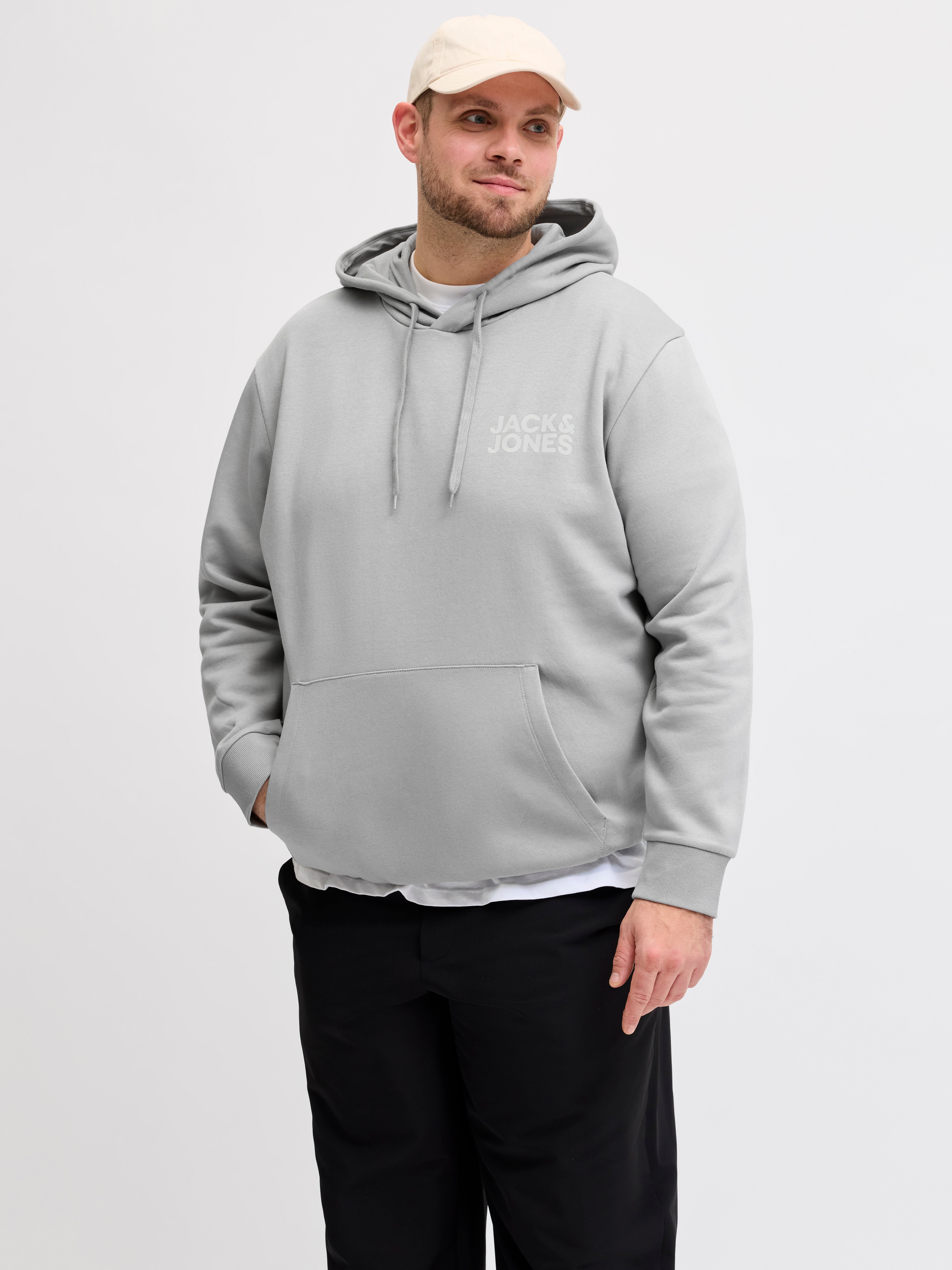 Plus Size Logo Kapuzenpullover