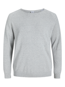 Jack & Jones Plius Megztinis -Light Grey Melange - 12163781