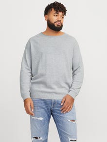 Jack & Jones Plius Megztinis -Light Grey Melange - 12163781