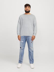 Jack & Jones Plius Megztinis -Light Grey Melange - 12163781