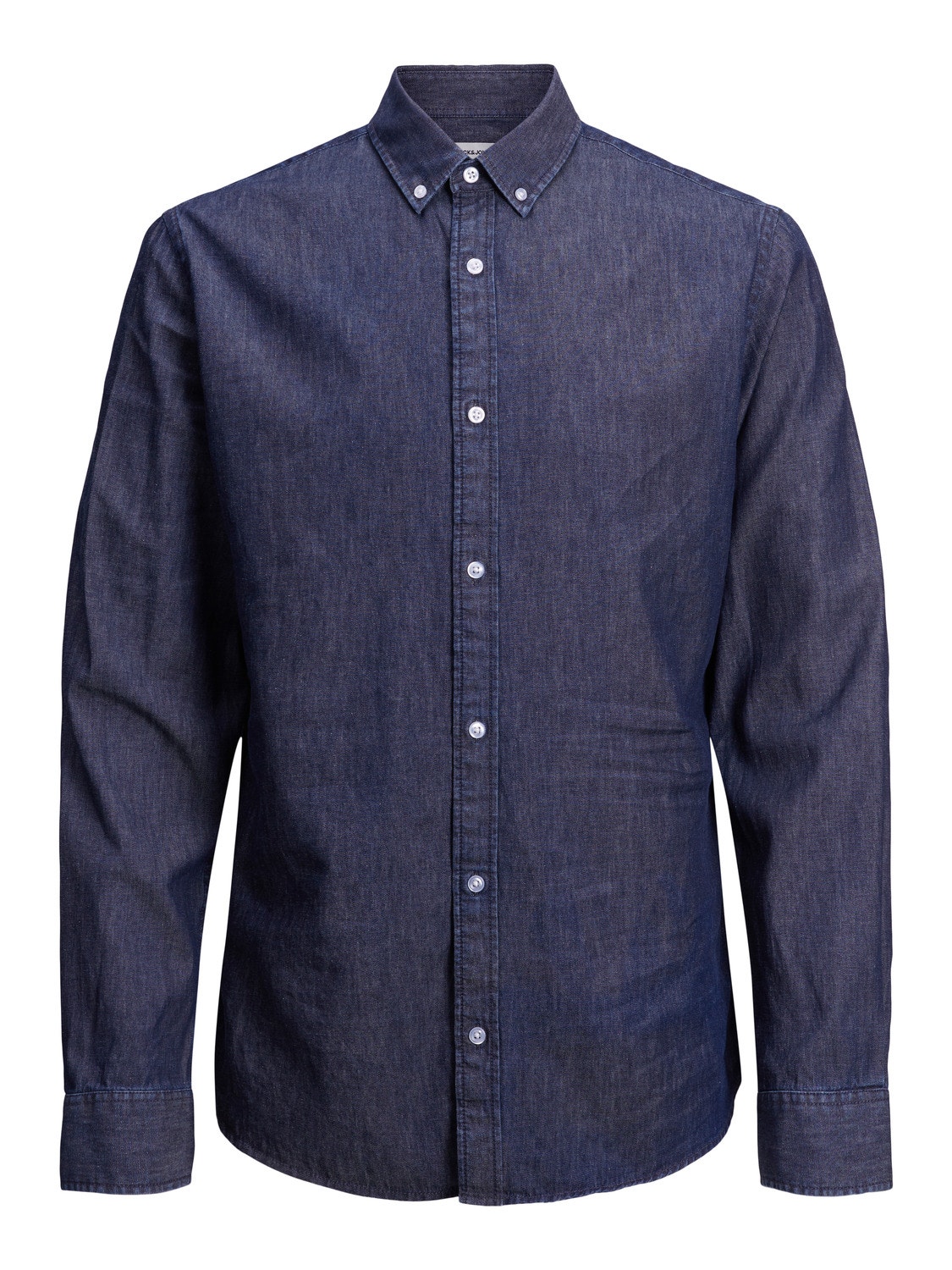 Jack & Jones Camisa de Ganga Slim Fit -Dark Blue Denim - 12164676