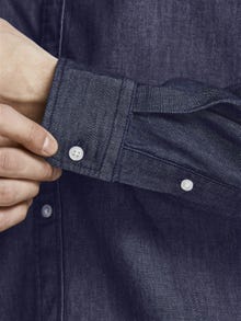 Jack & Jones Slim Fit Džínová košile -Dark Blue Denim - 12164676