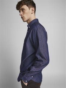 Jack & Jones Slim Fit Denim Shirt -Dark Blue Denim - 12164676