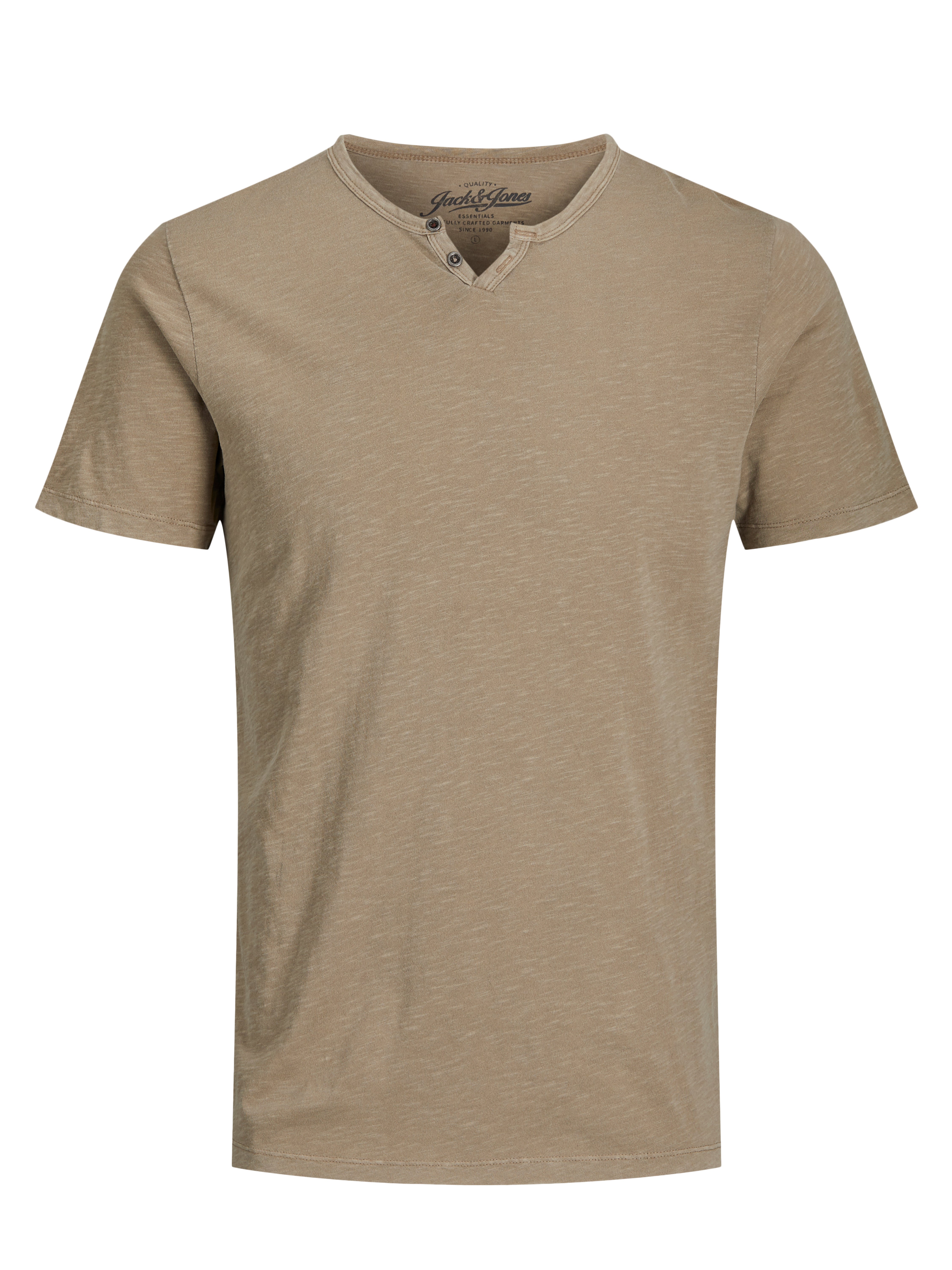 T-shirt INC International Concepts à Rayures – Col Fendu, Taille XL, 100% Coton
