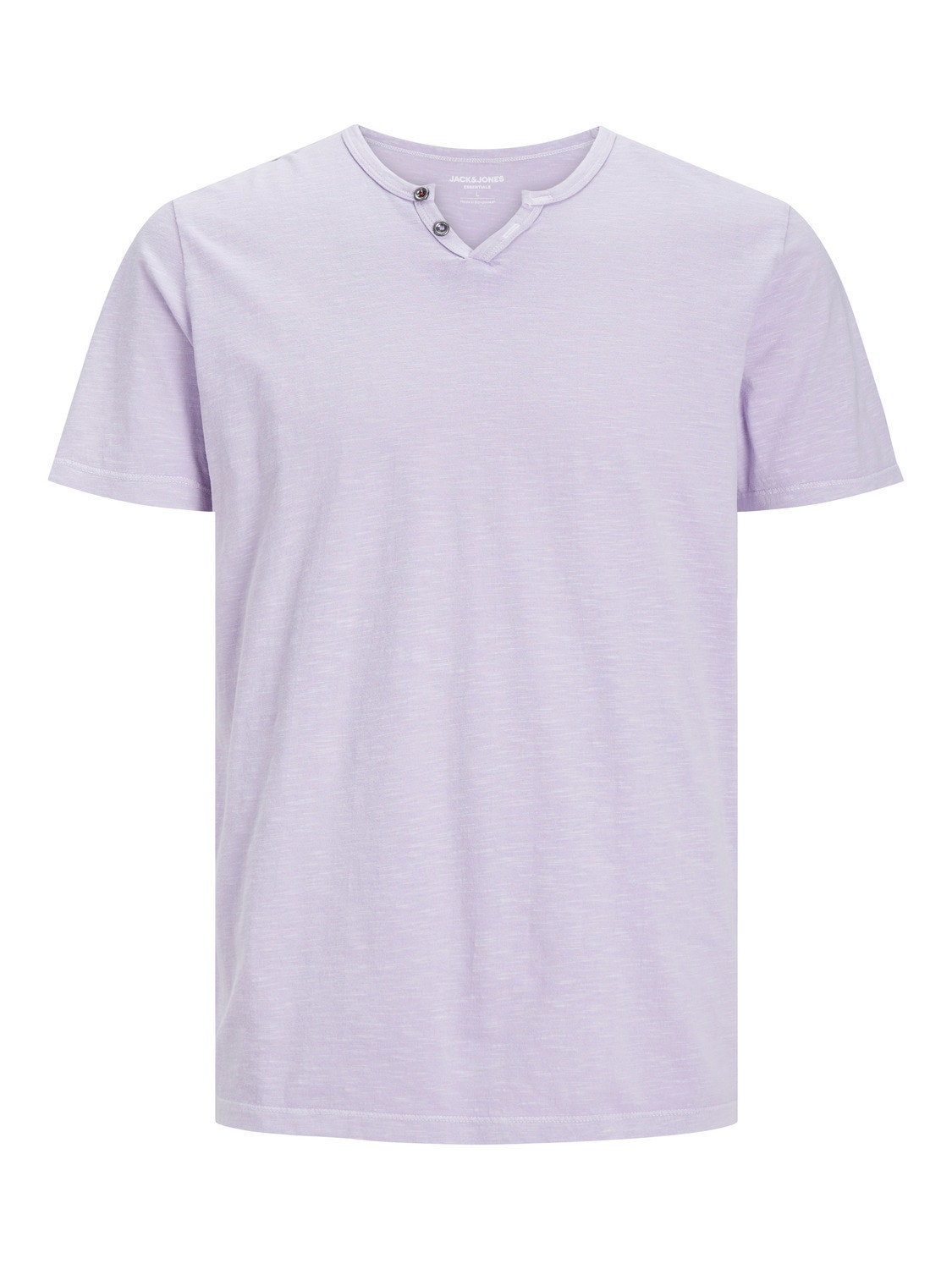 Jack & Jones Camiseta Efecto mélange Cuello dividido -Purple Rose - 12164972