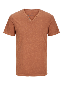 Jack & Jones Melanż Z łezką T-shirt -Mocha Bisque - 12164972