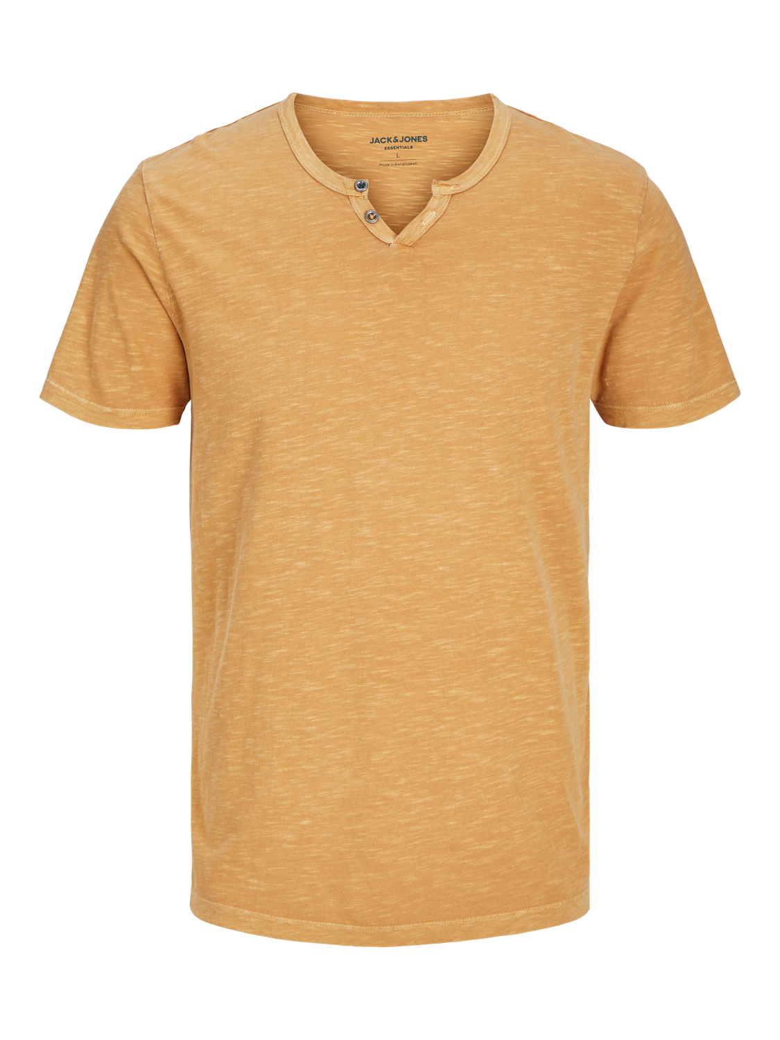 Jack & Jones Melanž Rozdělený výstřih Tričko -Honey Gold - 12164972