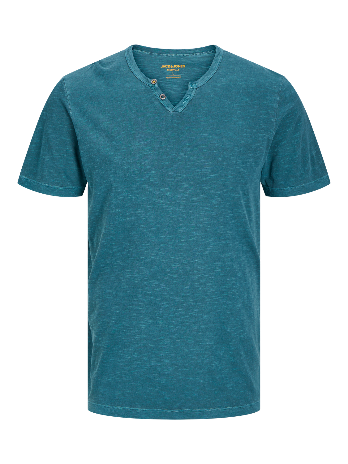 Jack & Jones Blend Split hals T-shirt -Deep Teal - 12164972