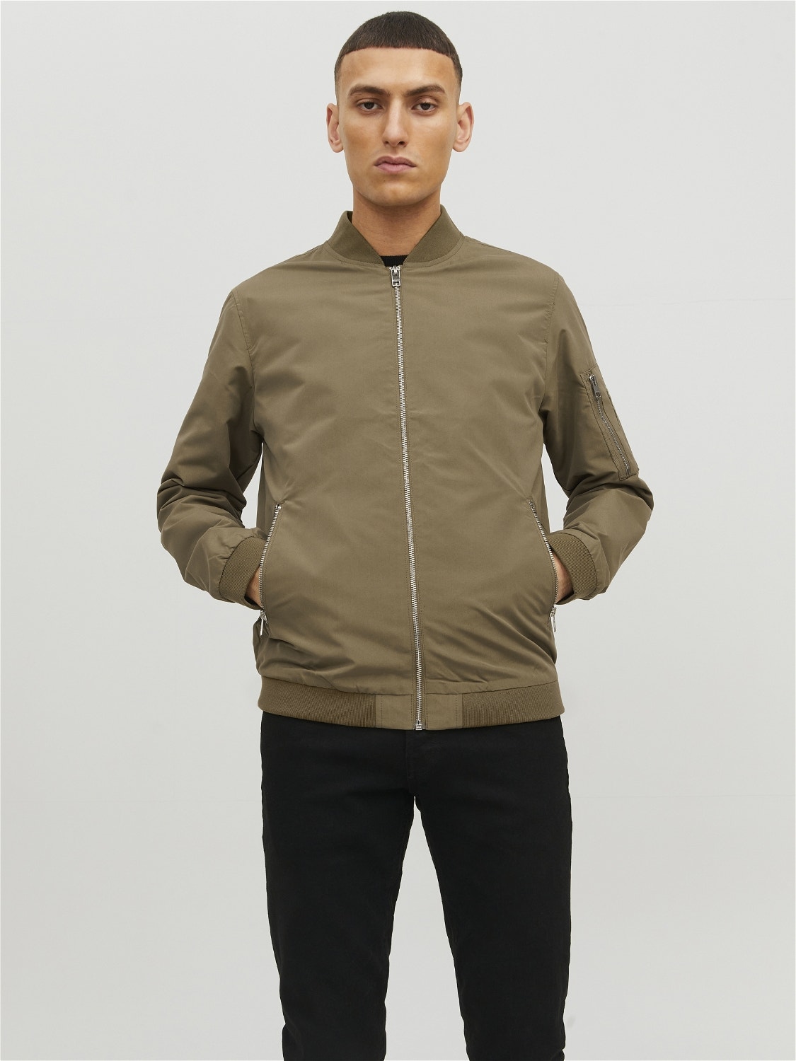 Jack & Jones Bomberdzseki -Dusky Green - 12165203