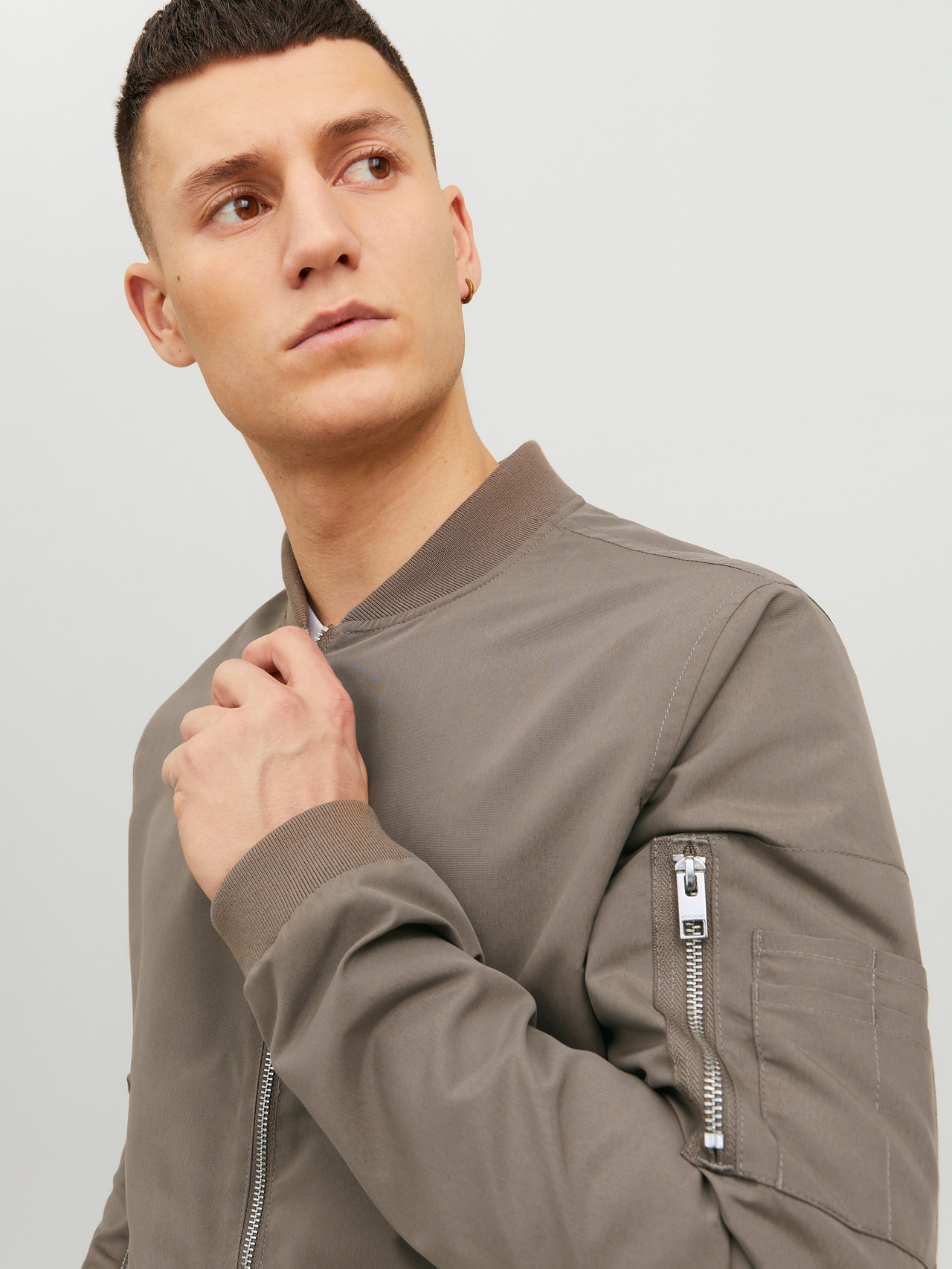 JACK & JONES Heren Jprccluke Bomber Jacket - Toffee Maat L