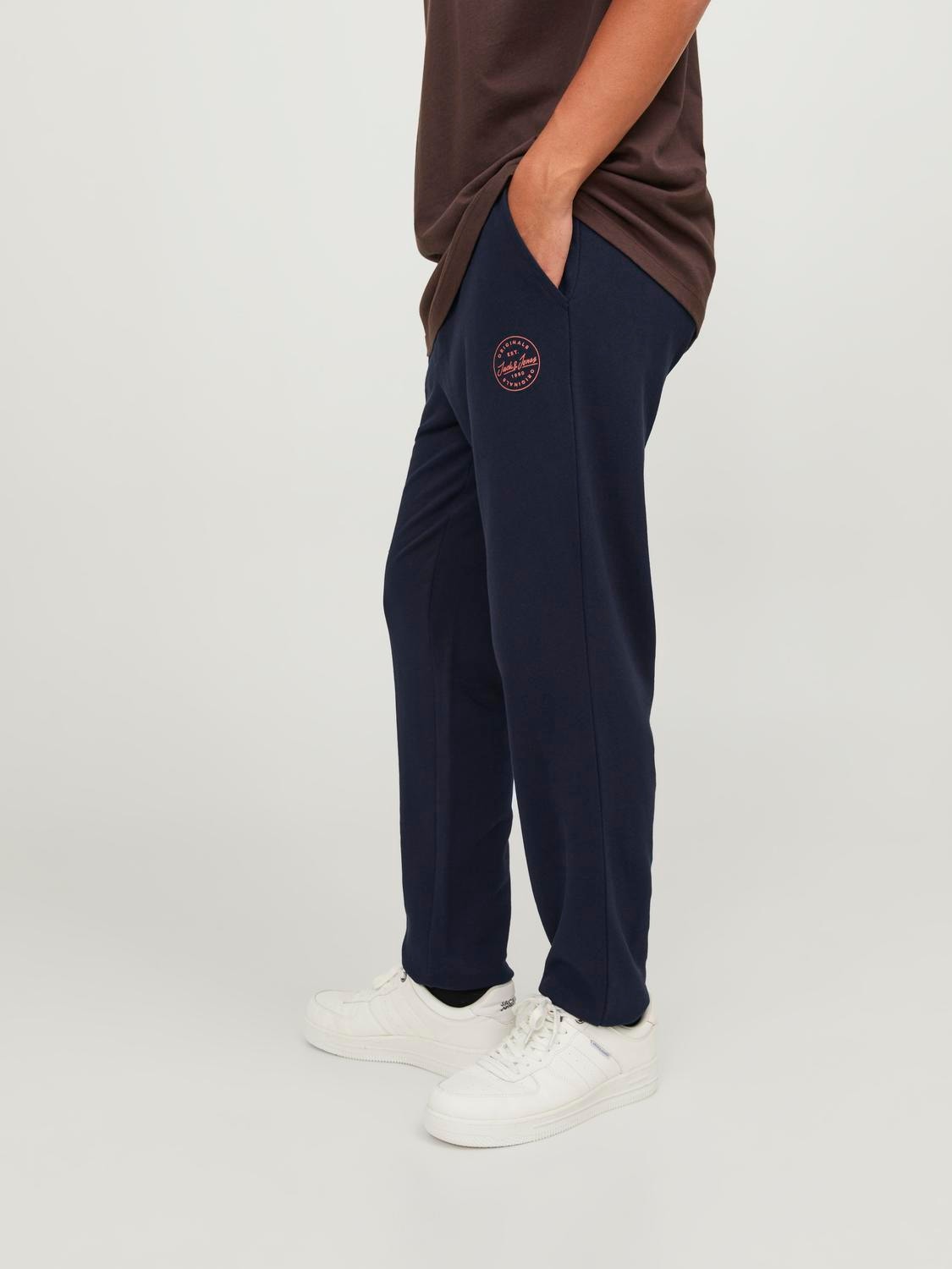 Jack & Jones Regular Fit Spodnie dresowe -Navy Blazer - 12165322