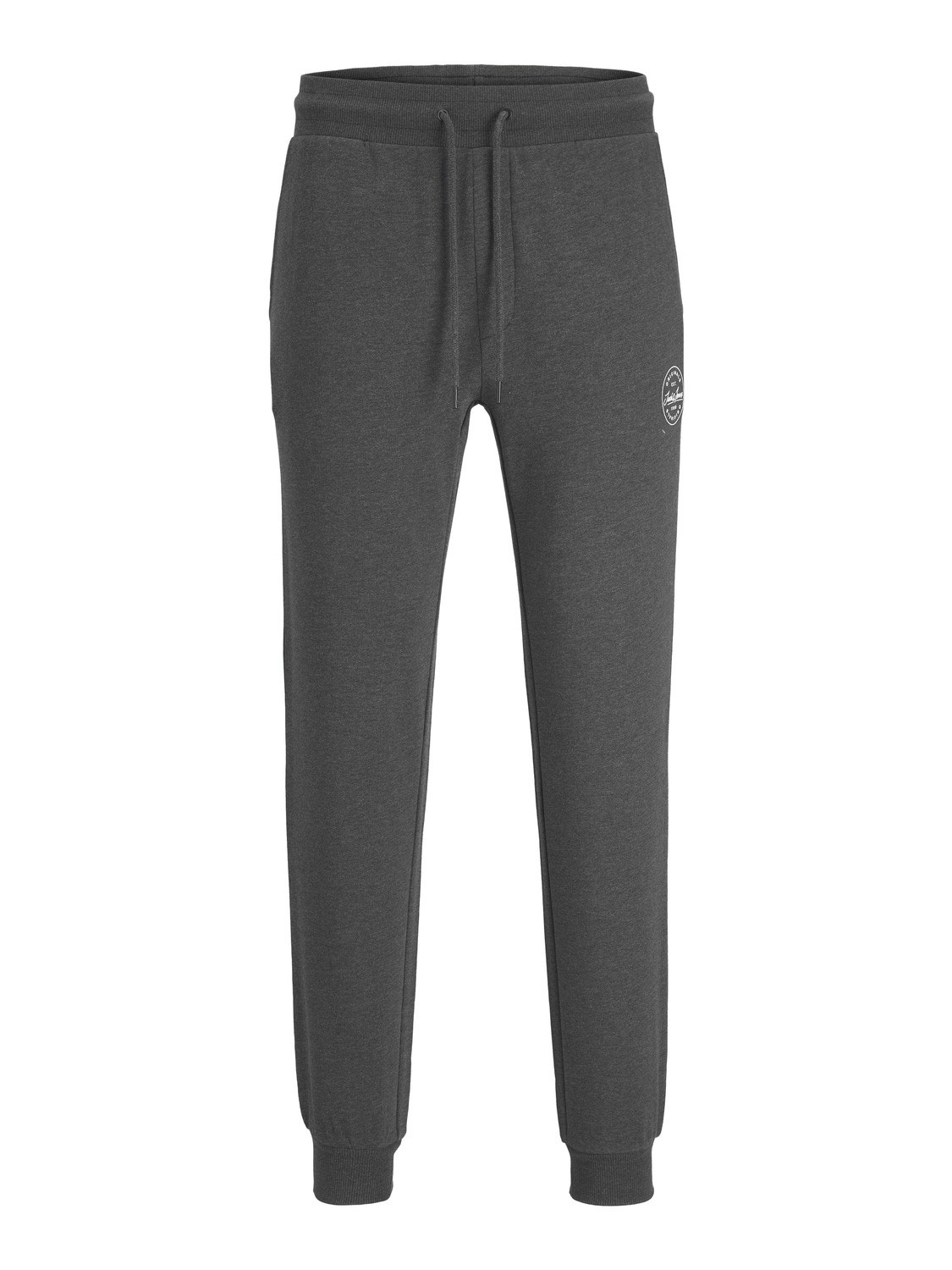 Jack & Jones Regular Fit Spodnie dresowe -Dark Grey Melange - 12165322