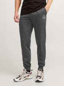 Jack & Jones Regular Fit Sweatpants -Dark Grey Melange - 12165322
