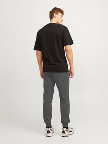 Jack & Jones Regular Fit Joggers -Dark Grey Melange - 12165322
