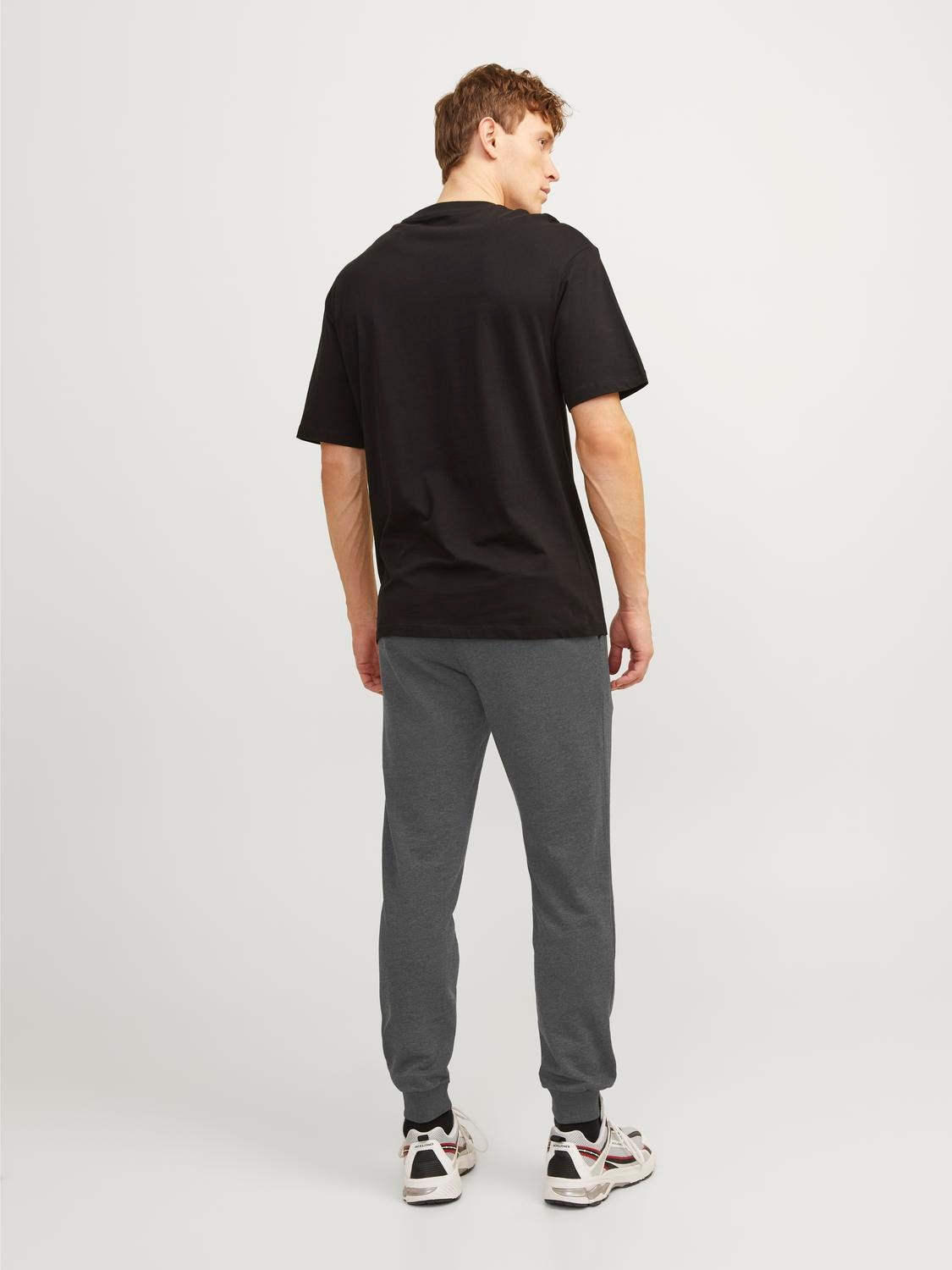 Jack & Jones Regular Fit Sweatpants -Dark Grey Melange - 12165322