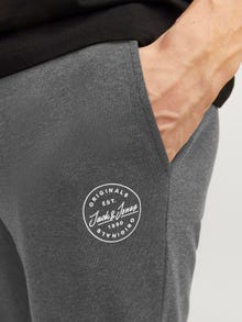 Jack & Jones Παντελόνι Regular Fit Φόρμα -Dark Grey Melange - 12165322