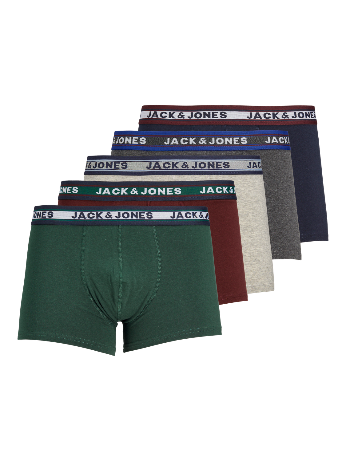 L Marca: JACK & JONESJACK & JONES Trunks Confezione da 5 pezzi colorati 08 Confezione da 5 boxer 