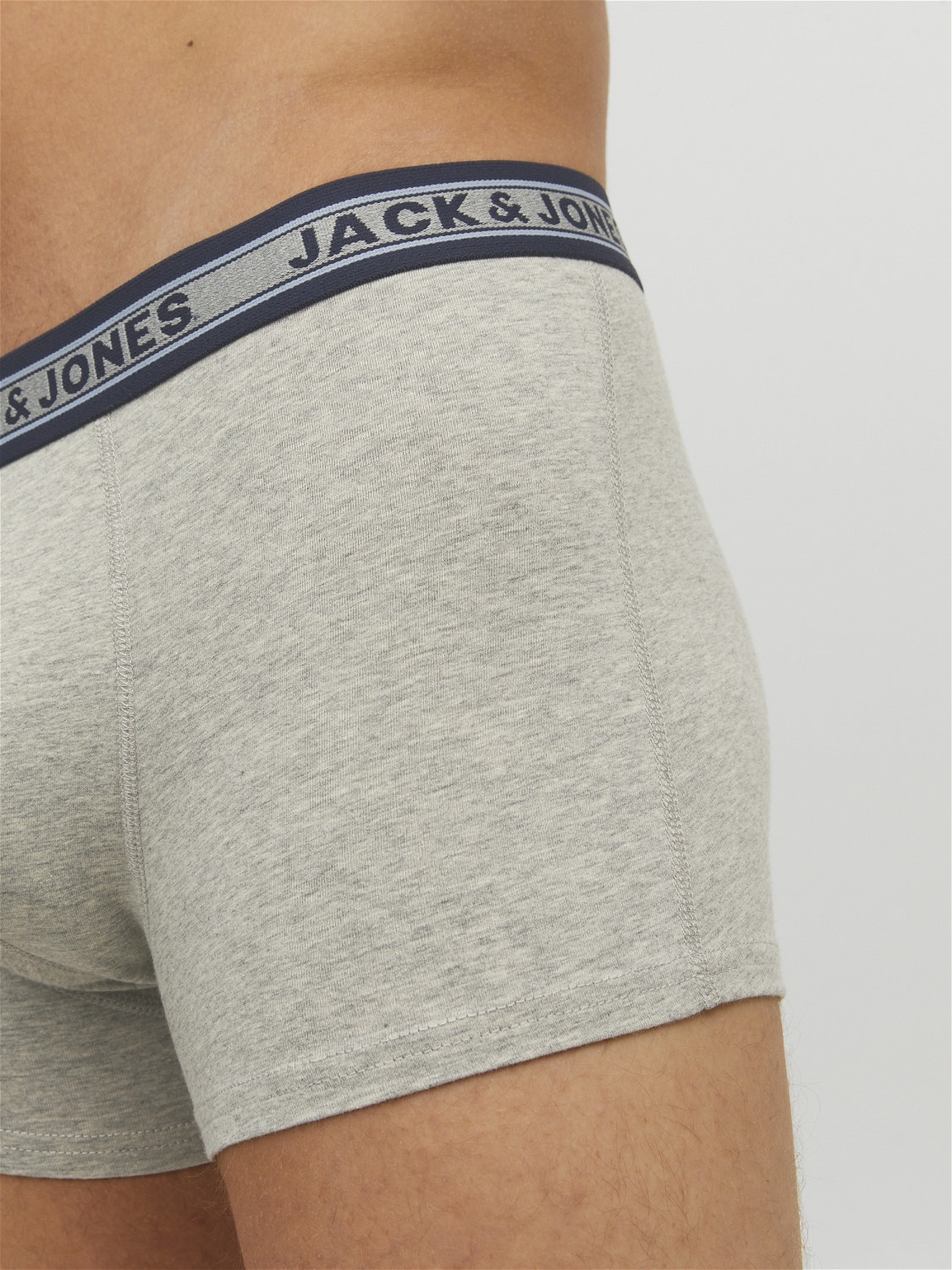 Jack & Jones 5-pack Boxershorts -Dark Grey Melange - 12165348