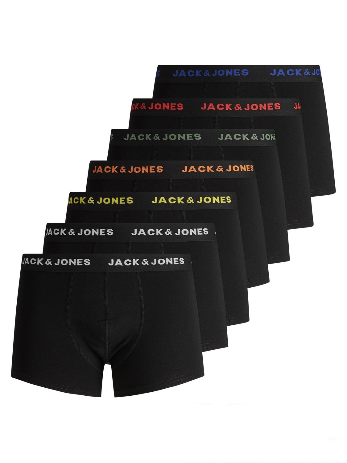 Jack & Jones 7-συσκευασία Κοντό παντελόνι -Black - 12165587