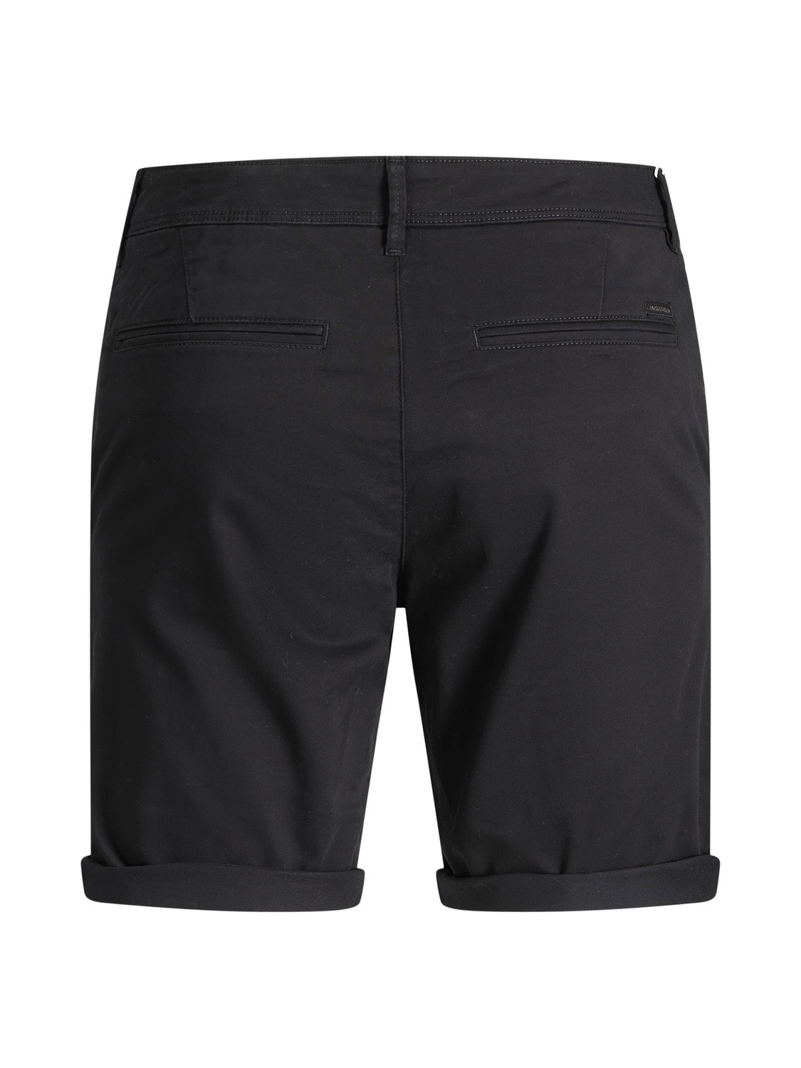 Jack & Jones Regular Fit Lühikesed puuvillased püksid -Black - 12165604