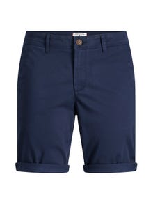 Jack & Jones Regular Fit Lühikesed puuvillased püksid -Navy Blazer - 12165604