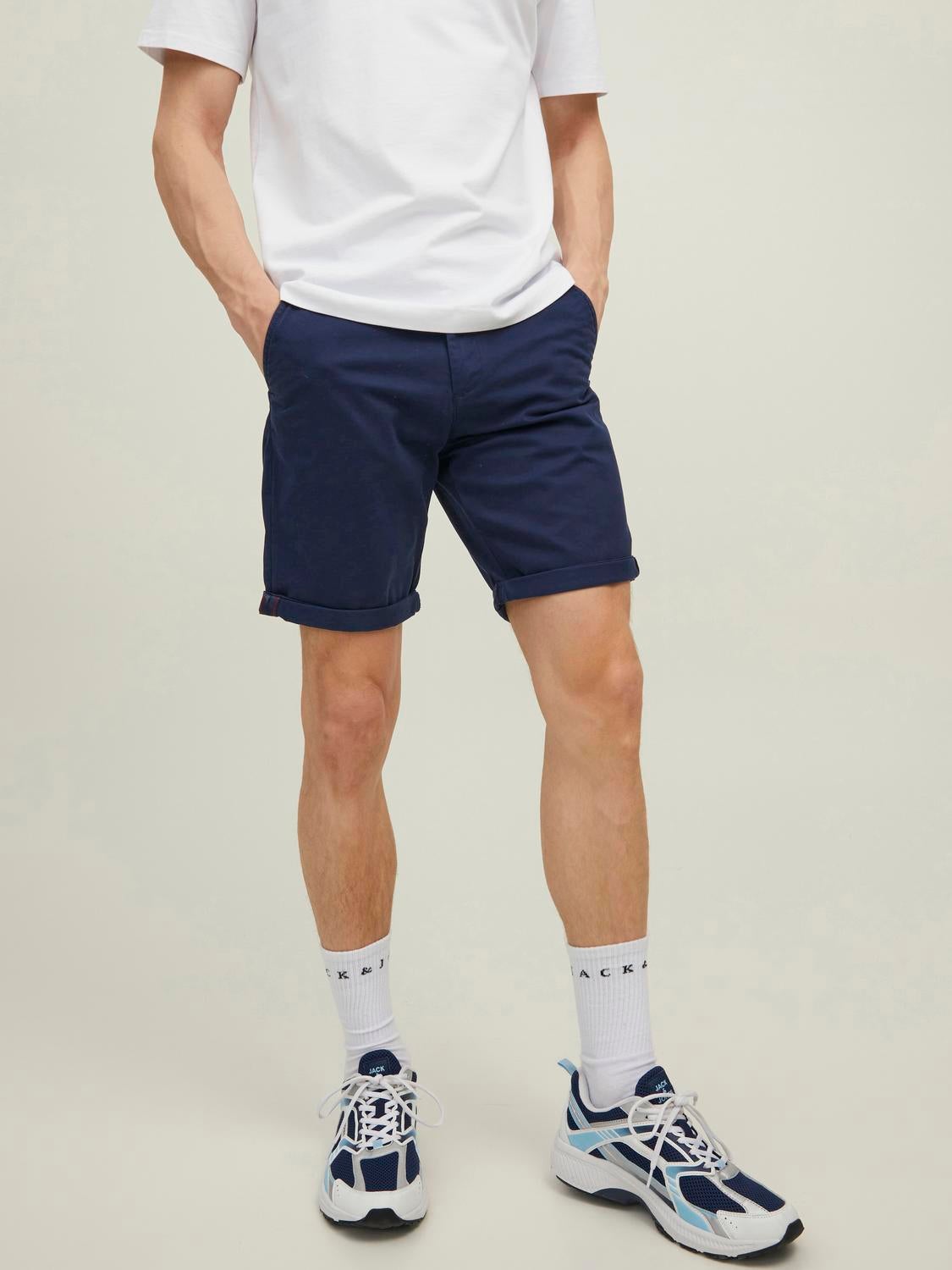 Normal Geschnitten Chino Shorts