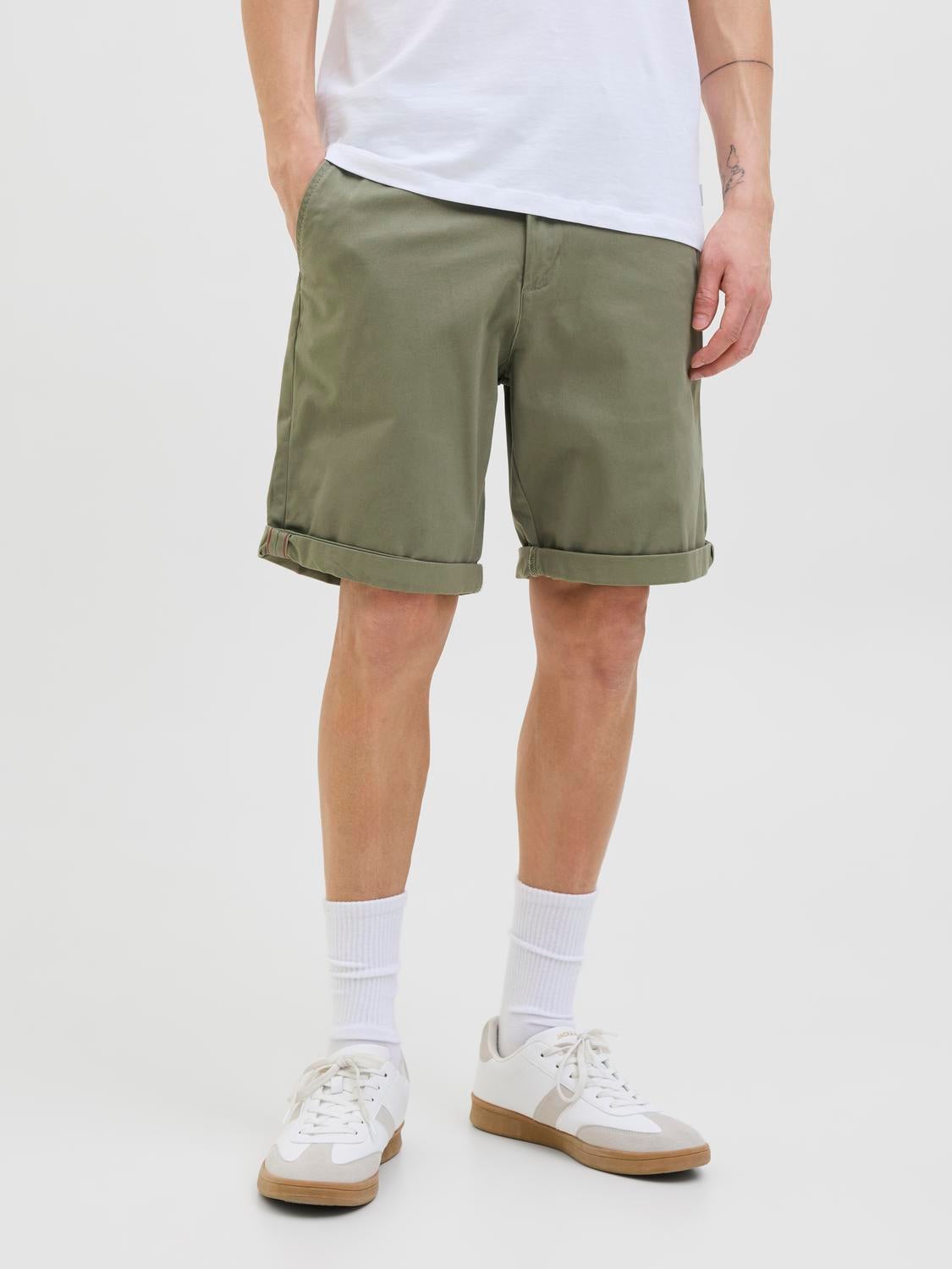 Jack & Jones BERMUDA TIPO CHINO Regular Fit -Deep Lichen Green - 12165604