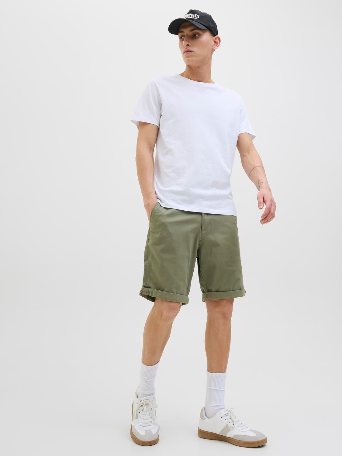 Jack & Jones Regular Fit Chino Shorts -Deep Lichen Green - 12165604