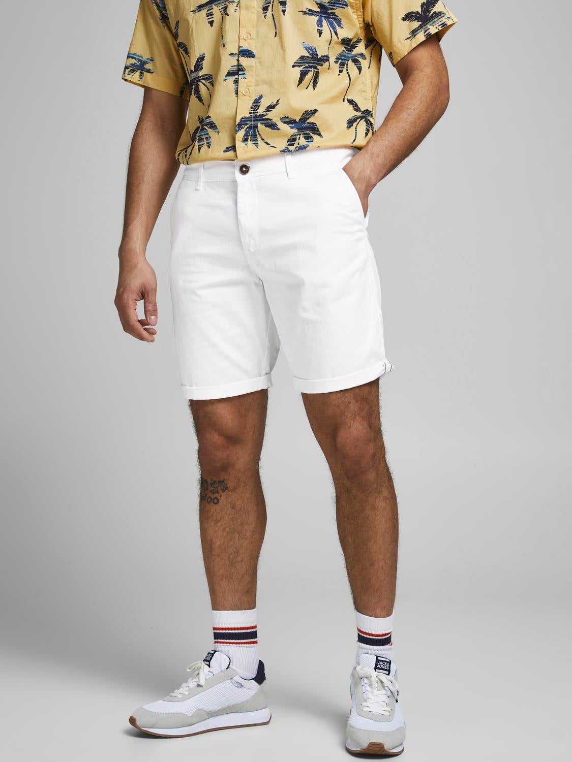 Normal Geschnitten Chino Shorts