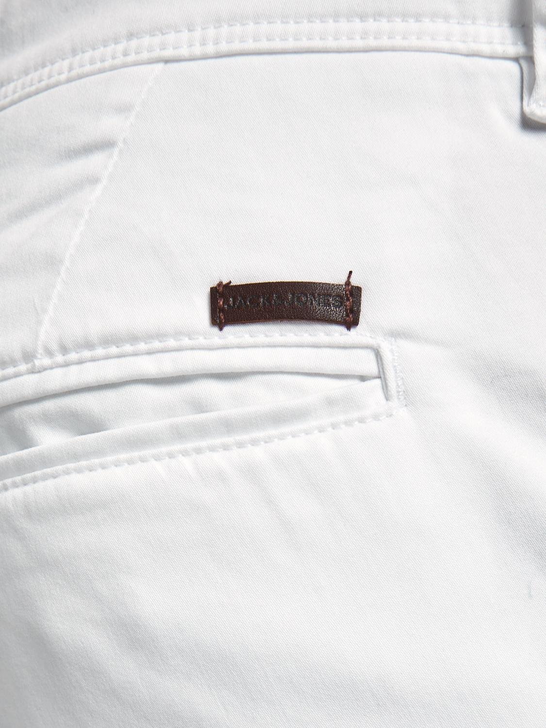 Jack & Jones Regular Fit Chino Shorts -White - 12165604