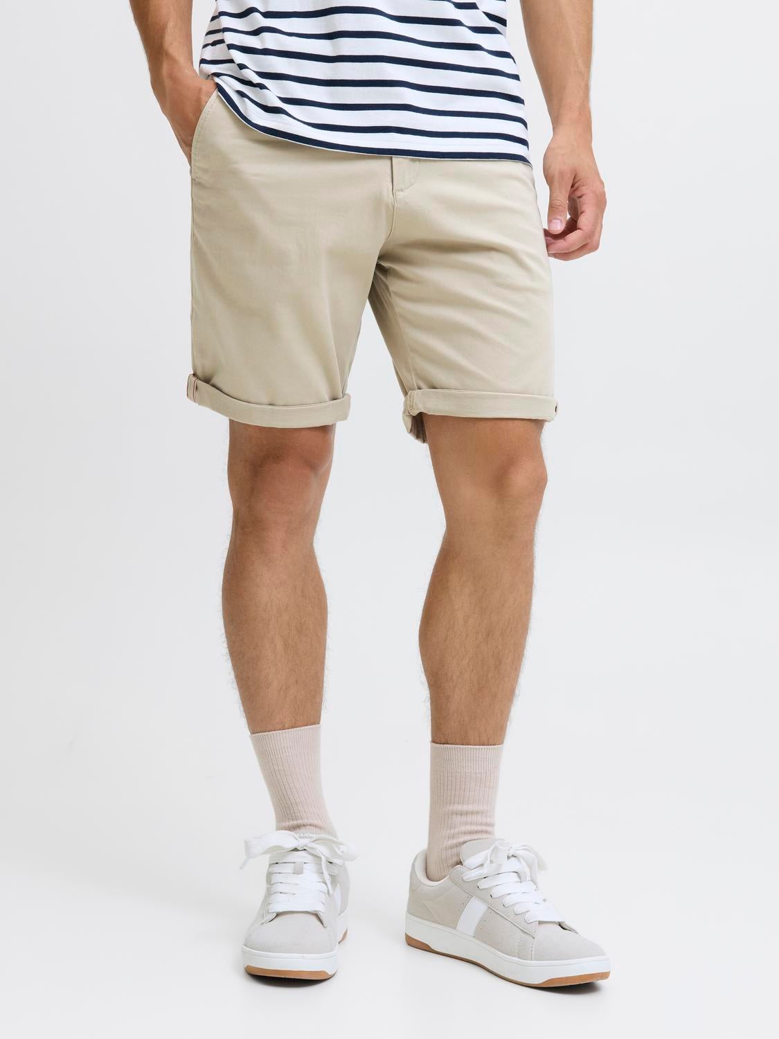 Jack & Jones Regular Fit Šortky Chino -Crockery - 12165604