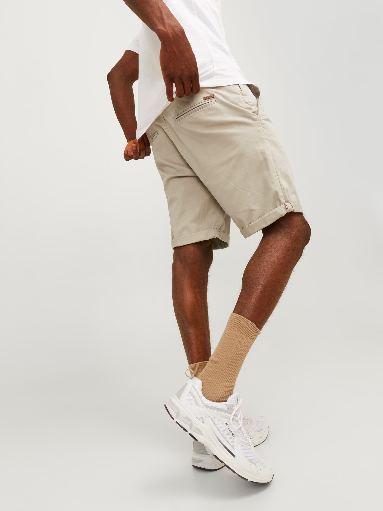 Jack & Jones Regular Fit Chino shorts -Crockery - 12165604
