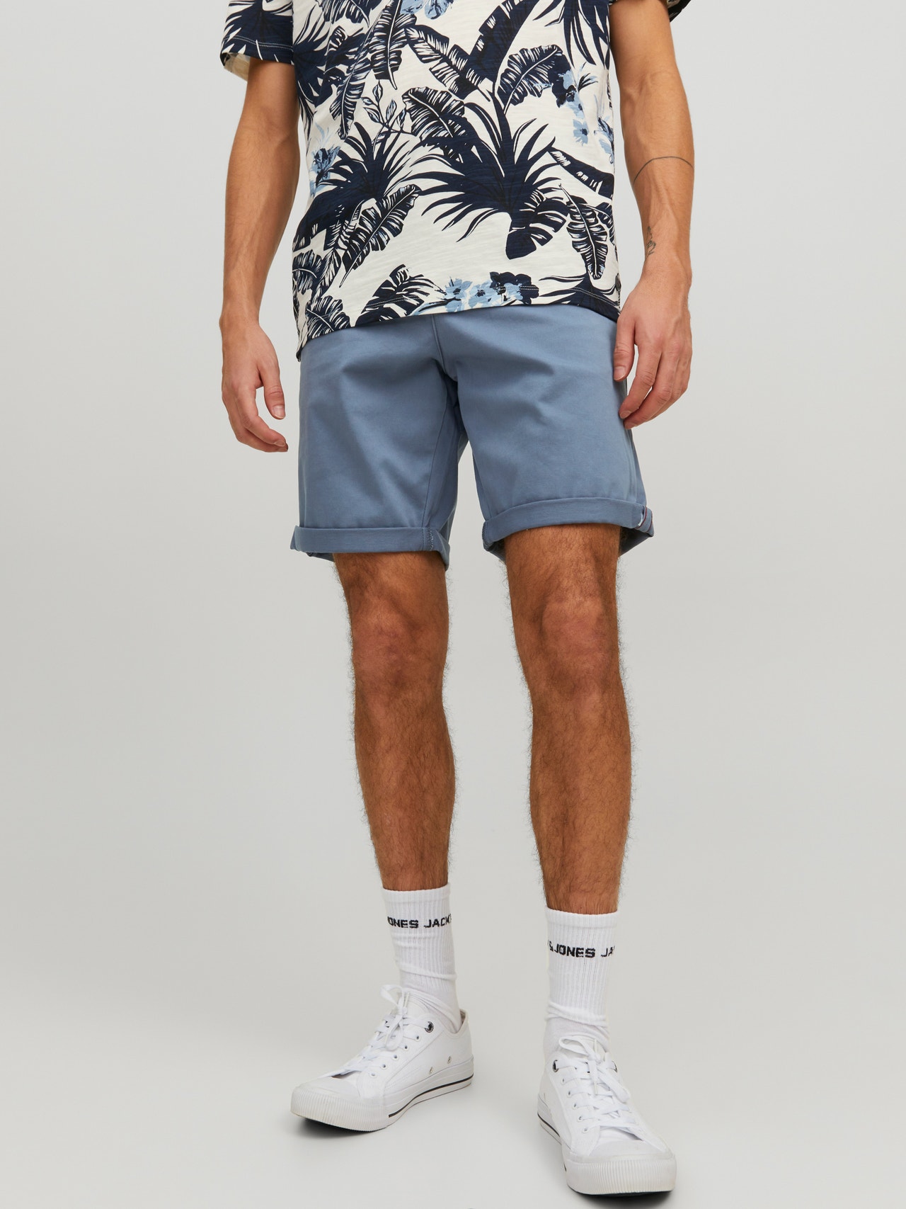 Jack & Jones Regular Fit Chino Shorts -Flint Stone - 12165604