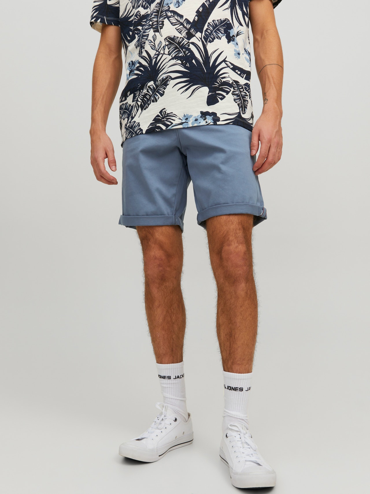 Jack & Jones Regular Fit Chino shorts -Flint Stone - 12165604