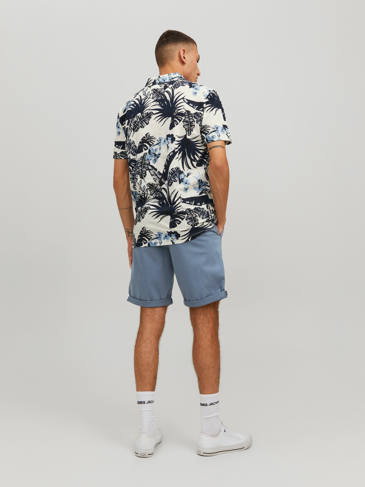 Jack & Jones Regular Fit Chino Shorts -Flint Stone - 12165604