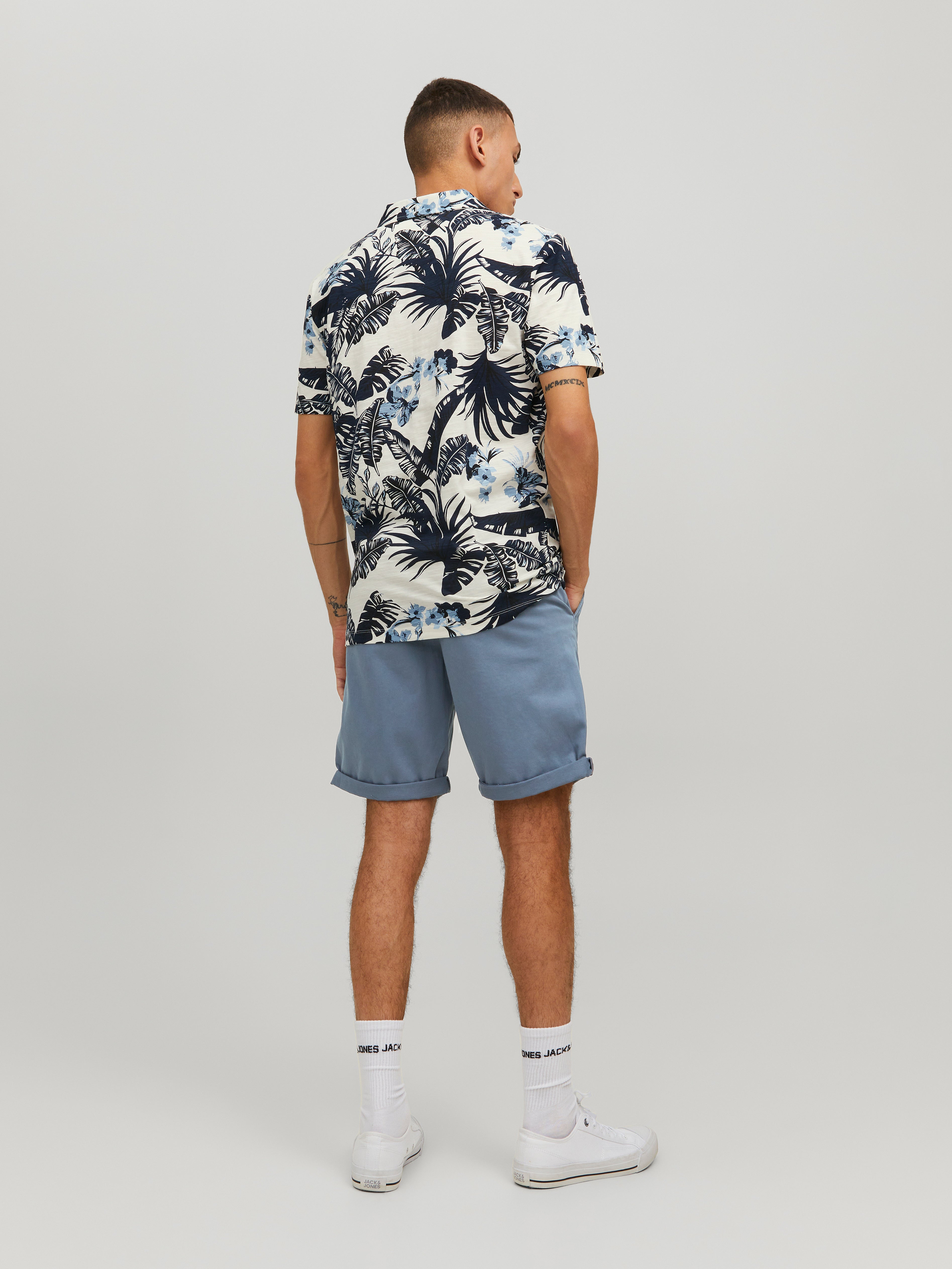 Jack & Jones Regular Fit Krótkie chinosy -Flint Stone - 12165604
