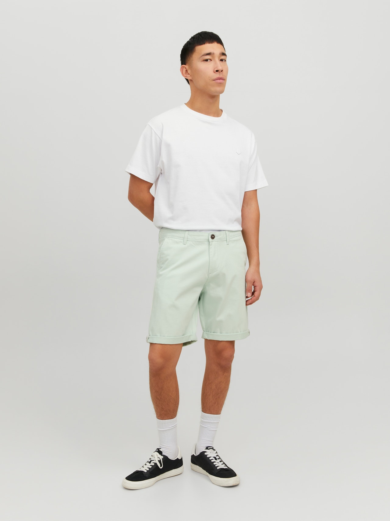 Regular Fit Chino shorts, Light Green