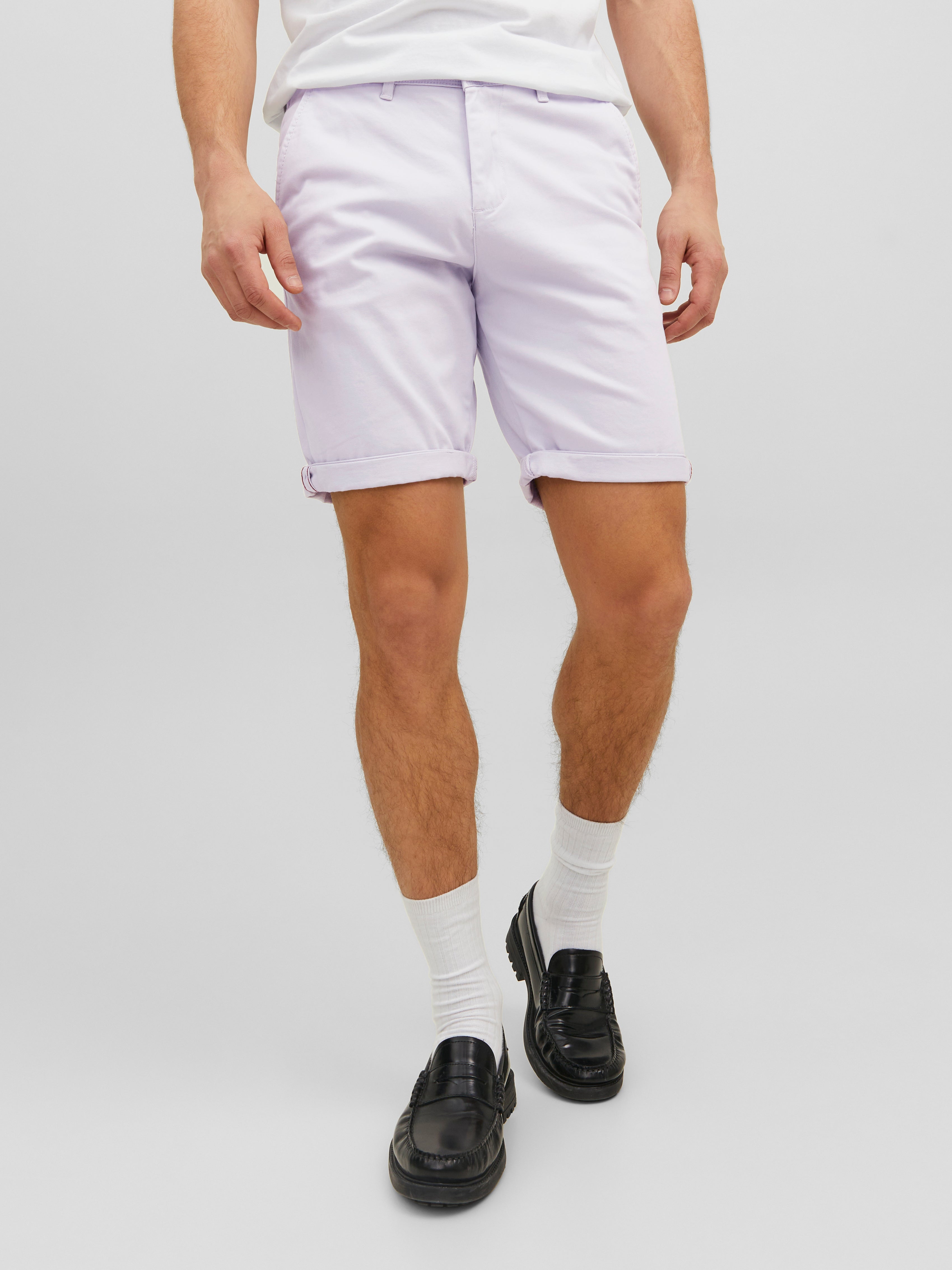 BERMUDA TIPO CHINO Regular Fit Violeta claro Jack Jones