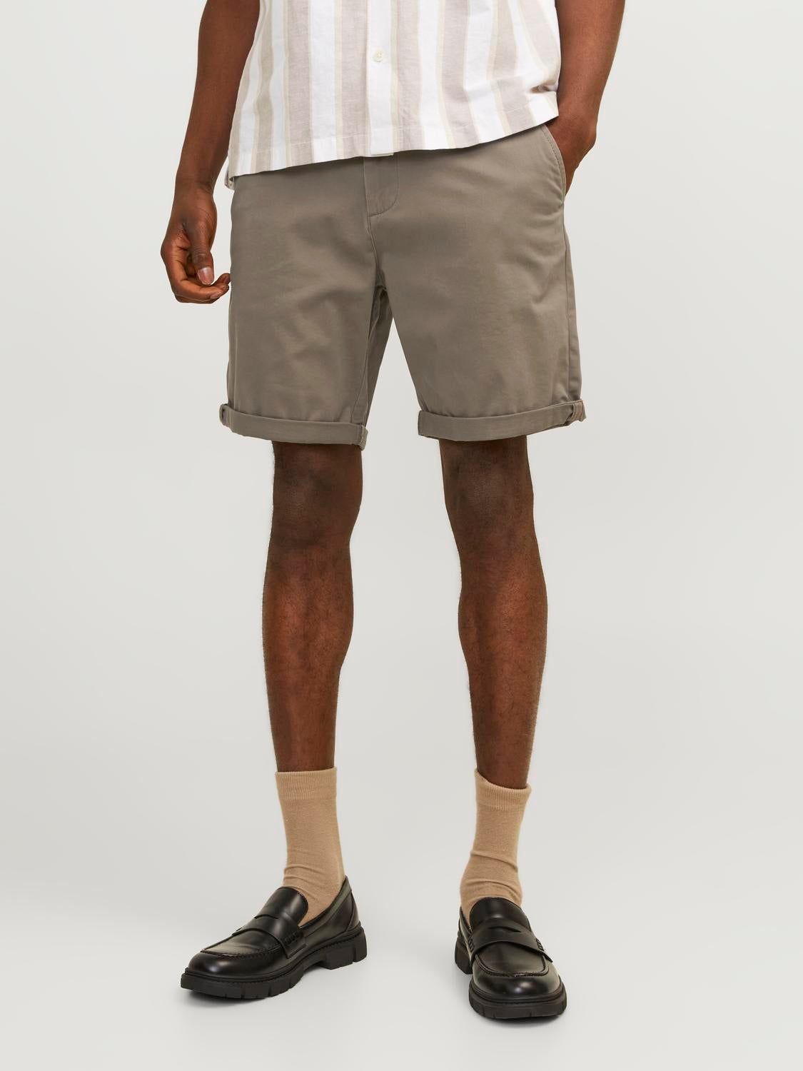 Normal Geschnitten Chino Shorts