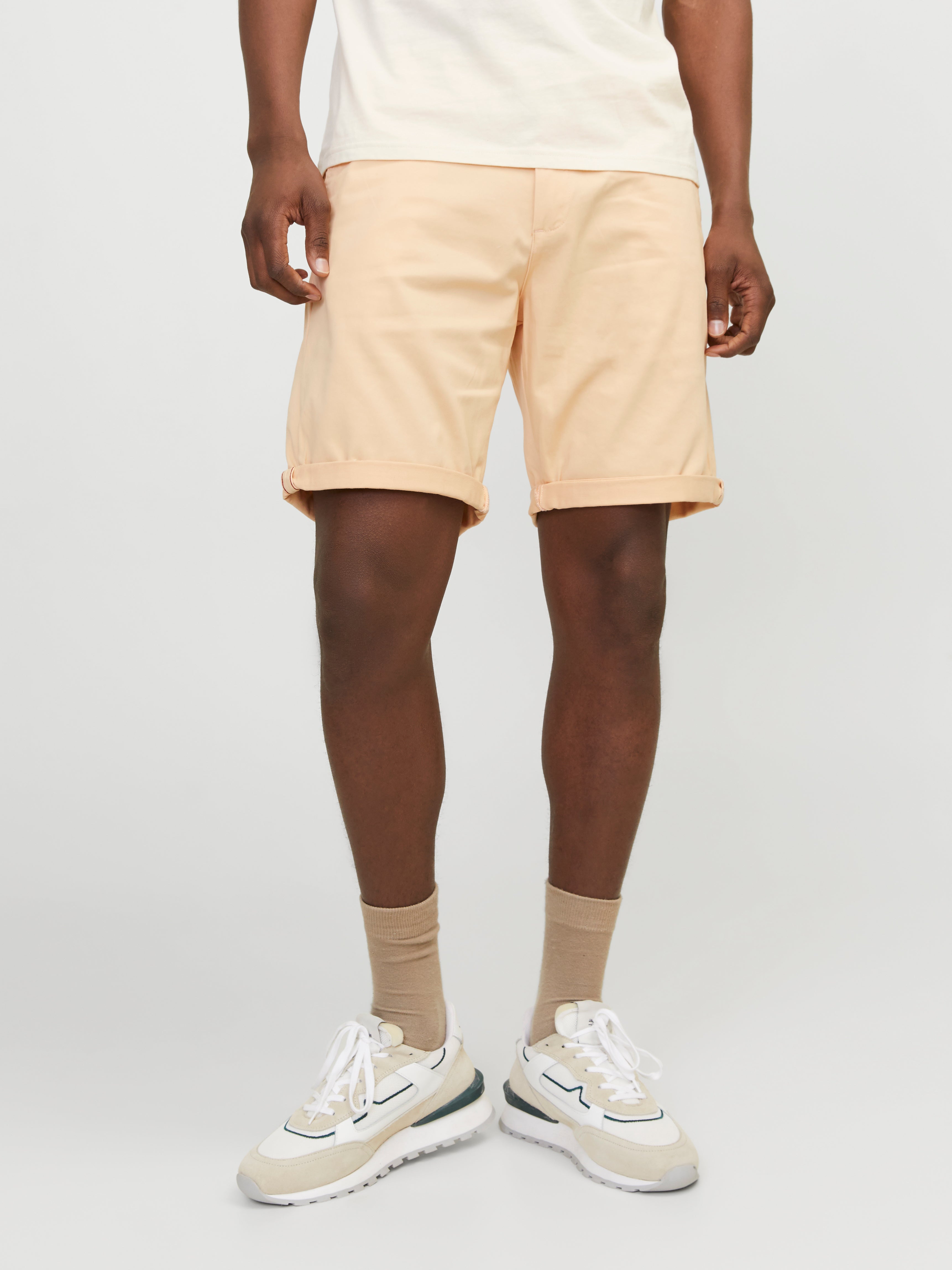 Normal Geschnitten Chino Shorts