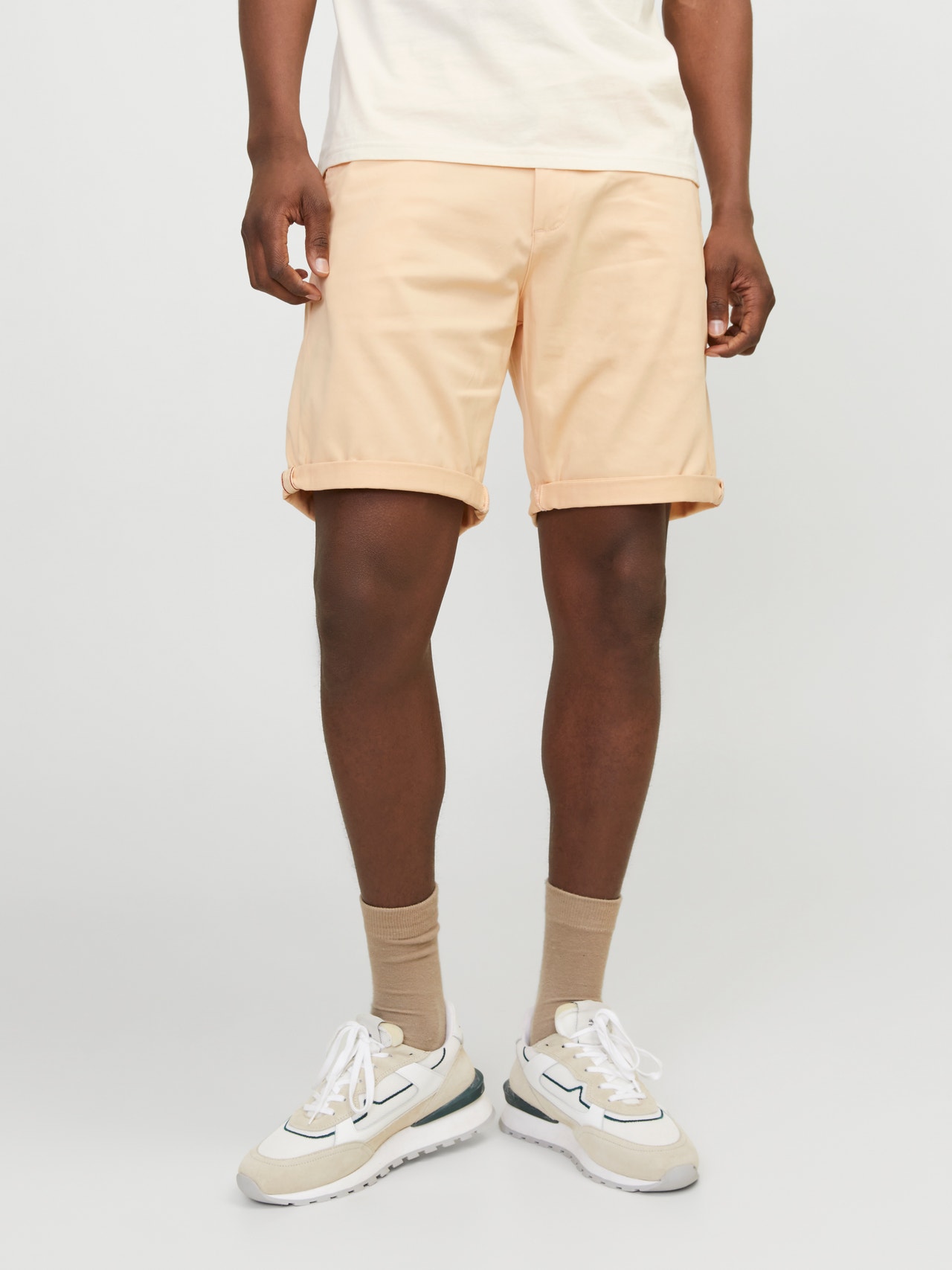 Jack & Jones Regular Fit Chino shorts -Apricot Ice  - 12165604