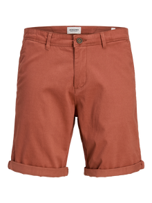 Jack & Jones Krój regularny Krótkie chinosy -Redwood Burl - 12165604