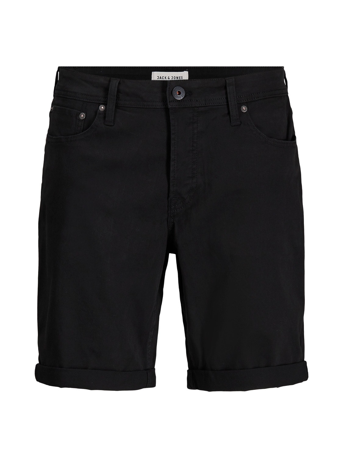 Jack & Jones Regular Fit Jeans-Shorts -Black - 12165892